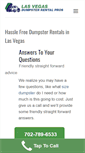 Mobile Screenshot of dumpsterrentallasvegasnv.org